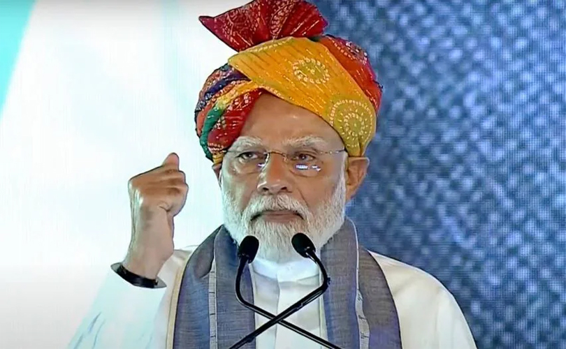 വഖഫ് ഭേദ​ഗതി നിയമം ഭൂമി കൊള്ള അവസാനിപ്പിക്കുമെന്ന് മോദി 