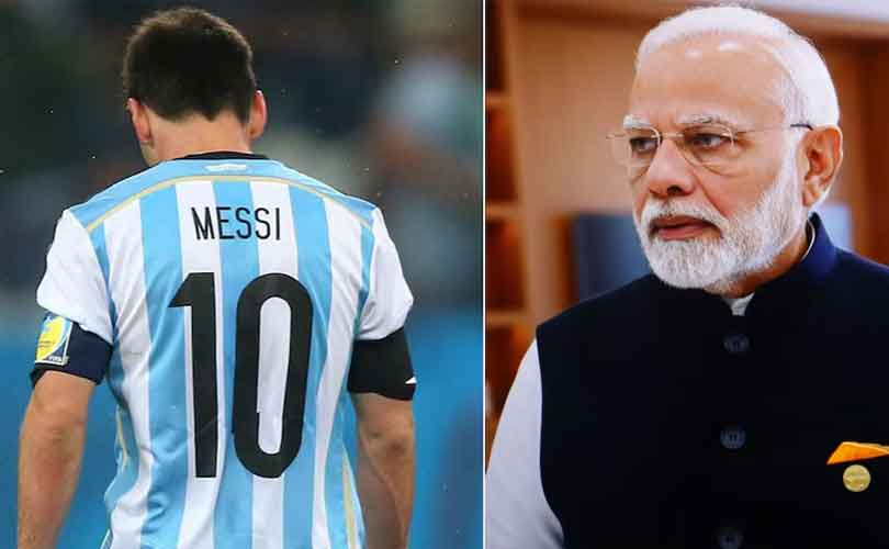 ഇന്ത്യയിലെത്തിയ മെസ്സിയെ കാണാതെ മോദി വിദേശത്തേക്ക്; മുൻ നിശ്ചയിച്ച കൂടിക്കാഴ്ച്ച റദ്ദാക്കി 