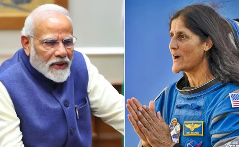 സുനിത വില്യംസ് ഗുജറാത്ത് സന്ദർശന വേളയിൽ നരേന്ദ്ര മോദിയെ അവഗണിച്ചു