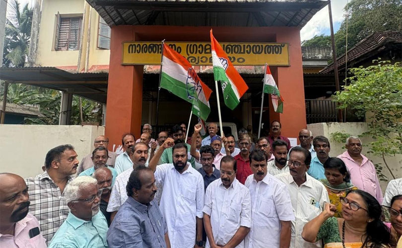 നാരങ്ങാനം പഞ്ചായത്തിൽ സിപിഎം പിന്തുണയോടെ കോൺ​ഗ്രസിന് ഭരണം 
