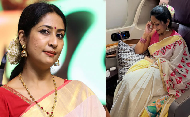 വിമാന യാത്രയിൽ മുല്ലപ്പൂവ് കൈവശം വച്ചതിന് നവ്യ നായർക്ക് ഒന്നേകാൽ ലക്ഷത്തോളം രൂപ പിഴ