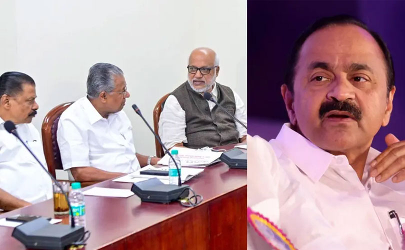 എക്സാലോജിക് ഇടപാടിൽ ഇഡിയുടെ നിർദ്ദേശമനുസരിച്ച് പിണറായിക്കെതിരെ കേസെടുക്കരുത്; വി ഡി സതീശൻ സർക്കാരിന് മുന്നറിയിപ്പുമായി സിപിഎം പോളിറ്റ് ബ്യൂറോ
