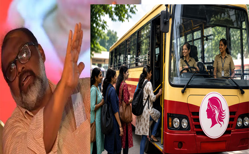സ്ത്രീകൾക്ക് സൗജന്യ യാത്ര; പ്രിയദർശിനി സ്റ്റിക്കറുമായി കെഎസ്ആർടിസി ബസുകൾ