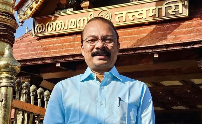 ശബരിമല സ്വർണക്കൊള്ള: മുൻ ദേവസ്വം ബോർഡ് പ്രസിഡന്റ് പി.എസ്. പ്രശാന്ത് അറസ്റ്റിൽ 