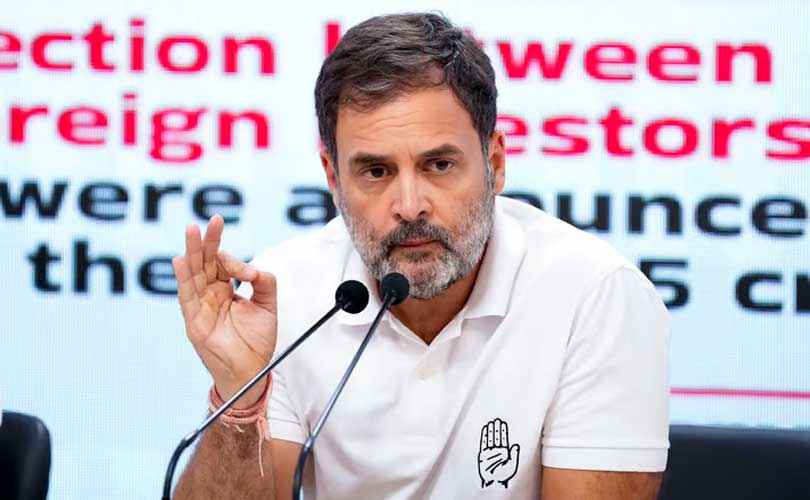 തെരഞ്ഞെടുപ്പ് കമ്മീഷനെതിരെ വീണ്ടും പ്രതിപക്ഷ നേതാവ് രാഹുൽ ഗാന്ധി.