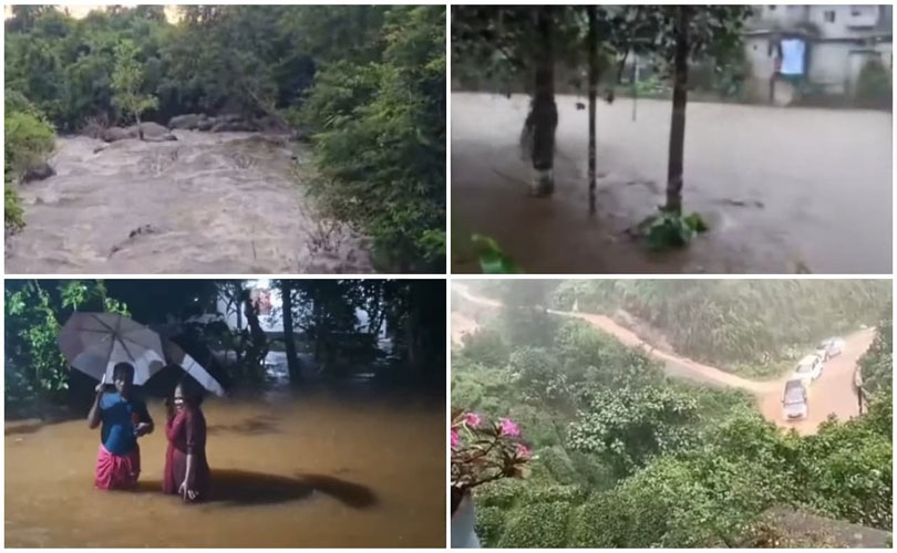 മുന്നറിയിപ്പില്ലാതെ കുതിച്ചെത്തിയ മലവെള്ളം; കേരളത്തിൽ 6 മരണം; 4 പേരെ 