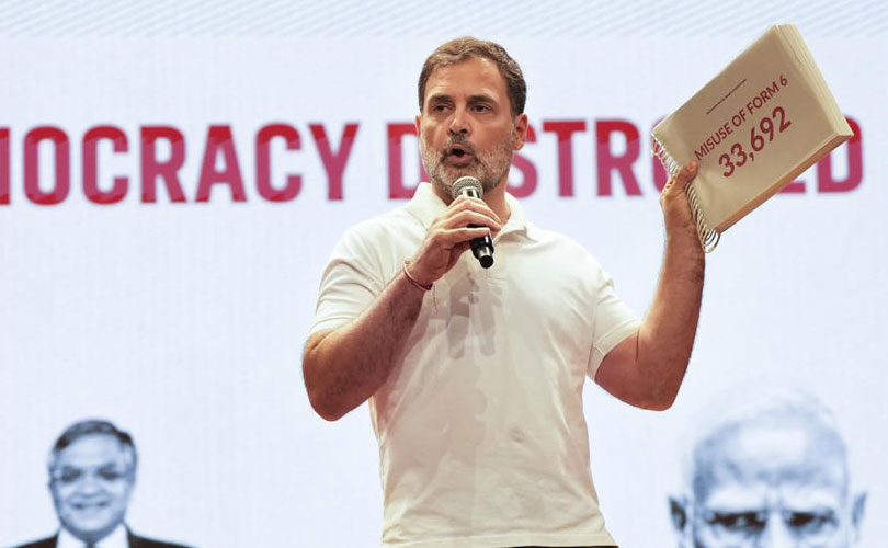 വോട്ടിംഗ് കൃത്രിമം: തിരഞ്ഞെടുപ്പ് കമ്മീഷനെതിരെ രാഹുൽ ഗാന്ധി