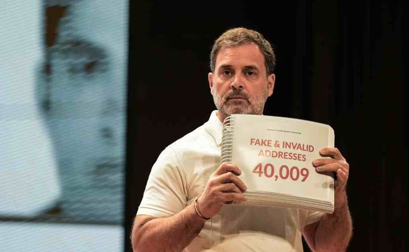 രാജ്യത്തെ തെരഞ്ഞെടുപ്പ് ക്രമക്കേട് സംബന്ധിച്ച ആരോപണങ്ങളിൽ രാഹുൽ ​ഗാന്ധിക്ക് തെരഞ്ഞെടുപ്പ് കമ്മീഷന്റെ നോട്ടീസ് 