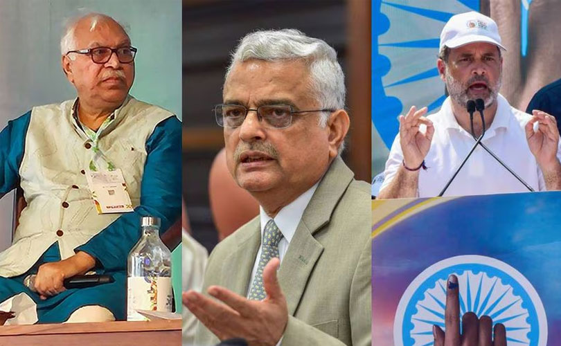  രാഹുൽ ​ഗാന്ധിയുടെ വോട്ട് കൊള്ള ആരോപണത്തോട് മുഖ്യ തിരഞ്ഞെടുപ്പ് കമ്മിഷണർ പ്രതികരിച്ച രീതി ശരിയായില്ല; ഗ്യാനേഷ് കുമാറിനെ വിമർശിച്ച് രണ്ട് മുൻ മുഖ്യ തിരഞ്ഞെടുപ്പ് കമ്മിഷണർമാരും ഒരു മുൻ തിരഞ്ഞെടുപ്പ് കമ്മിഷണറും