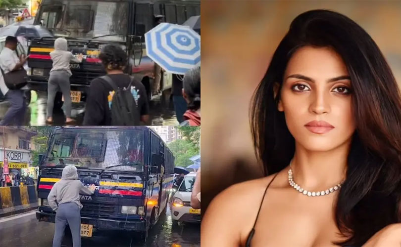 സിജെപിയുടെ പ്രതിഷേധത്തിനിടെ പൊലീസ് വാൻ തടഞ്ഞ ആ യുവതി ആരെന്നറിയേണ്ടേ..? 