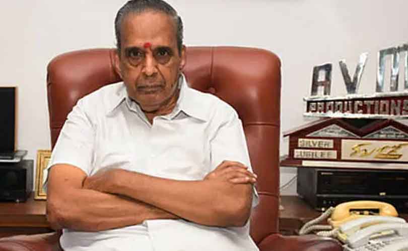എവിഎം പ്രൊഡക്ഷൻസിന്റെ ഉടമയും നിർമാതാവുമായ എം ശരവണൻ അന്തരിച്ചു