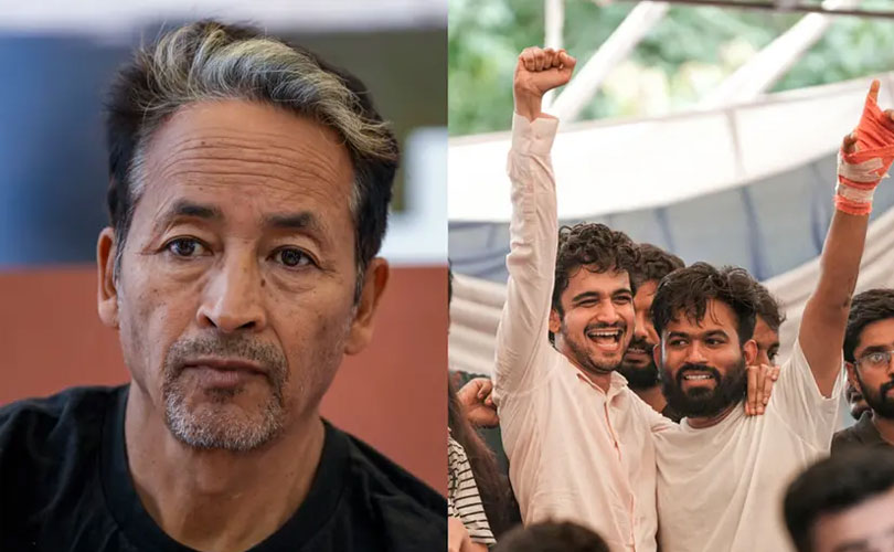 ‘ വിശുദ്ധരല്ല, സി.ജെ.പി. സ്ഥാപകർക്ക് രാഷ്ട്രീയ മോഹങ്ങളുണ്ട്’; സോനം വാങ്‌ചുകിന്റെ തുറന്നുപറച്ചിൽ