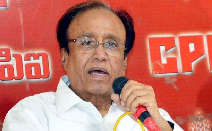 സിപിഐ മുൻ ദേശീയ ജനറൽ സെക്രട്ടറി സുരവരം സുധാകർ റെഡ്ഡി അന്തരിച്ചു 