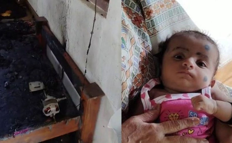 മലപ്പുറത്ത് അഞ്ചുമാസം പ്രായമുള്ള കുഞ്ഞ് പൊള്ളലേറ്റ് മരിച്ചു