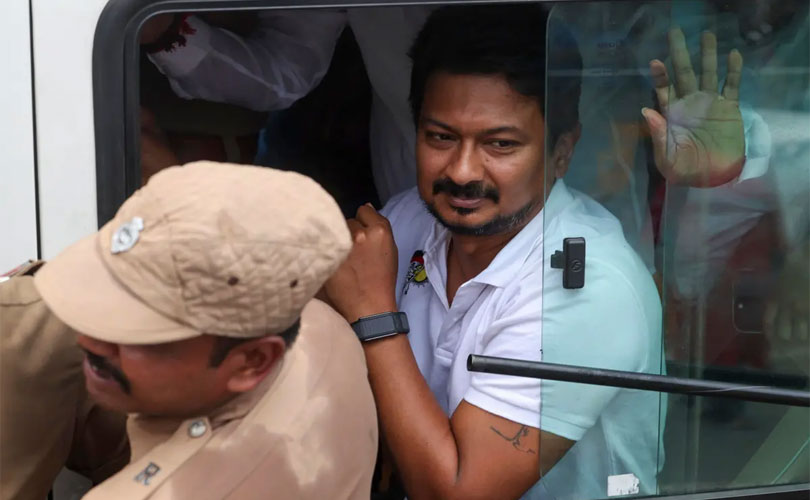 ഉദയനിധി സ്റ്റാലിനെ  ചോദ്യം ചെയ്തശേഷം വിട്ടയച്ചു; ഹൈക്കോടതി നിർദേശത്തിന് പിന്നാലെ നടപടി