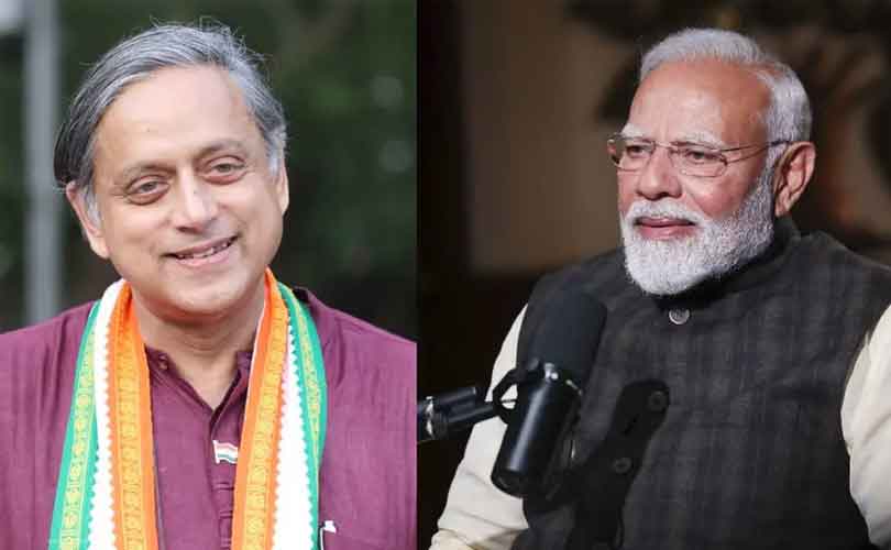 കോൺ​ഗ്രസിന്റെ നിർണായക യോ​ഗത്തിൽ പങ്കെടുക്കാതെ ശശി തരൂർ പോയത് മോദിയുടെ പ്രസം​ഗം കേൾക്കാൻ 