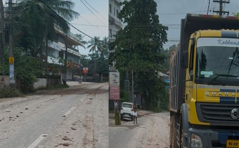 ടിപ്പര്‍ ലോറികളില്‍ മണ്ണ് അലക്ഷ്യമായി കൊണ്ടുപോകുന്നതിനെതിരെ ഡിവൈഎസ്പിക്കും ആര്‍ഡിഒയ്ക്കും ജോയിന്റ് ആര്‍റ്റിഒയ്ക്കും നഗരസഭാ വൈസ് ചെയര്‍മാന്റെ പരാതി