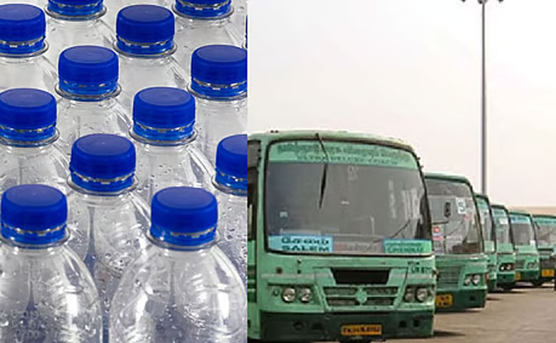 വിജയ് സർക്കാരിന്റെ മറ്റൊരു പുതിയ പദ്ധതി; ദീർഘദൂര സർക്കാർ ബസുകളിൽ 10 രൂപയ്ക്ക് കുടിവെള്ള കുപ്പി