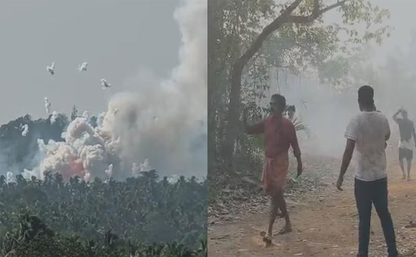 തൃശ്ശൂർ പൂരത്തിനുള്ള വെടിക്കെട്ടുസാമഗ്രികൾ നിർമിക്കുന്നിടത്തുണ്ടായത് ഉ​ഗ്ര സ്ഫോടനം; മരണസംഖ്യ ഉയരുന്നു