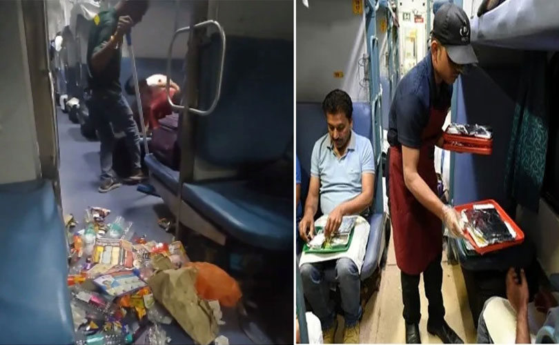 മാലിന്യവും പഴകിയ ഭക്ഷണവും: ട്രെയിൻ യാത്രക്കാർക്കുള്ള അവകാശം ശുചിത്വമാകണം