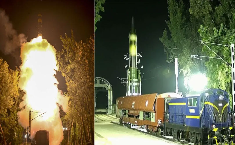  അതിവേ​ഗം സഞ്ചരിക്കുന്ന ട്രെയിനിൽ നിന്നുപോലും തൊടുക്കും; അഗ്നി-പ്രൈം മിസൈൽ വിജയകരമായി പരീക്ഷിച്ച് ഇന്ത്യ 