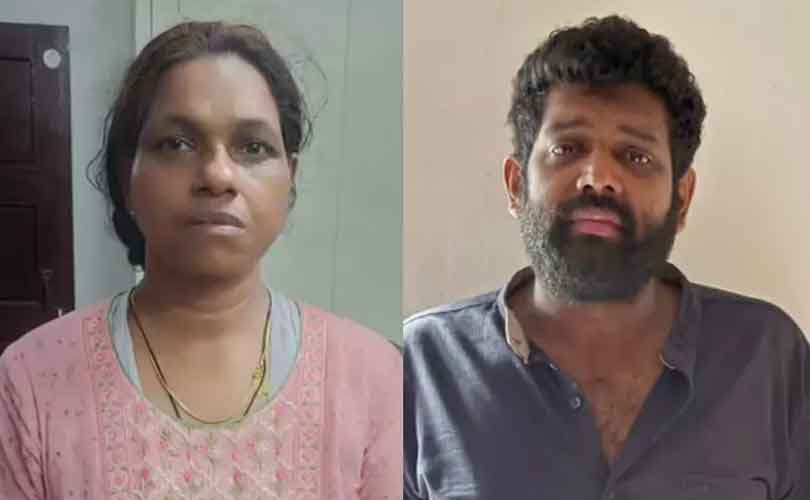തൃശൂരിൽ അമ്മയെ കൊലപ്പെടുത്തിയ യുവതിയും കാമുകനും അറസ്റ്റിൽ