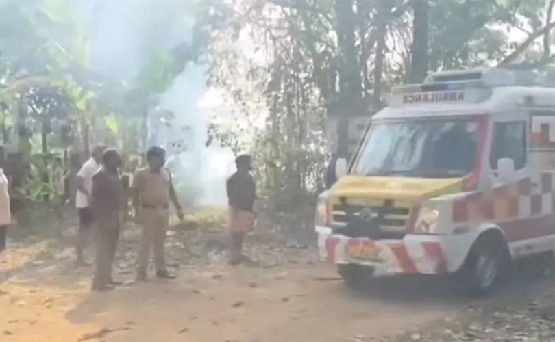 തൃശ്ശൂർ പൂരത്തിന് വെടിക്കെട്ടുസാമഗ്രികൾ നിർമിക്കുന്നിടത്ത് വൻ സ്‌ഫോടനം; നിരവധി പേർക്ക് പരിക്ക് 