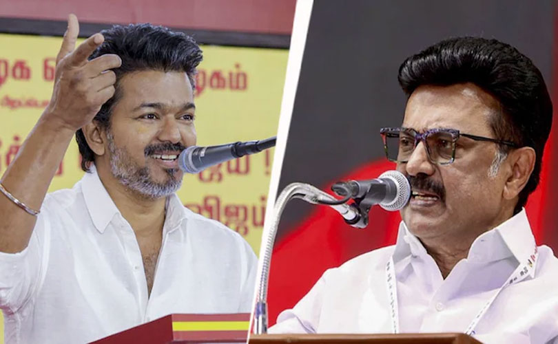 
തമിഴ്നാട്ടിൽ സ്റ്റാലിനും പിന്നിൽ; വിജയ് യുടെ പാർട്ടി അധികാരത്തിലേക്ക് 