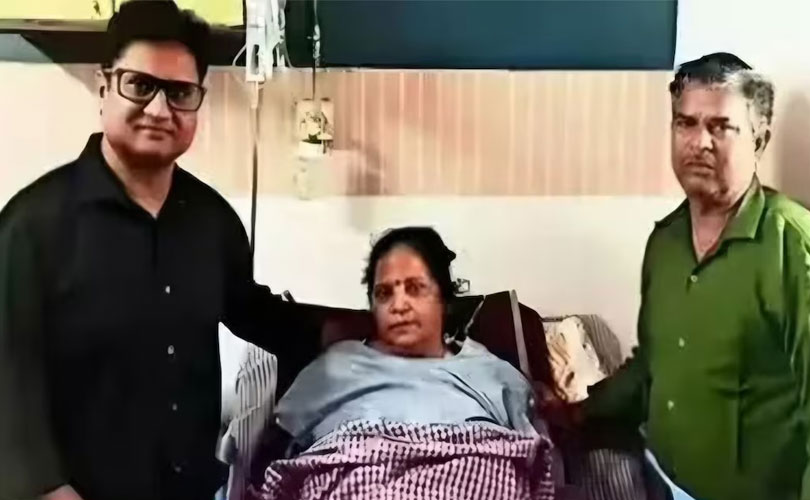 ആംബുലൻസ് റോഡിലെ കുഴിയിൽ വീണതോടെ മസ്തിഷ്ക മരണം സംഭവിച്ച സ്ത്രീയ്ക്ക് പുനർജന്മം 