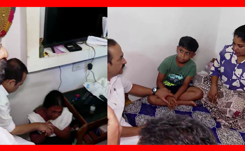 മുഖ്യമന്ത്രിയും മന്ത്രിമാരും കാണാതായ മത്സ്യത്തൊഴിലാളികളുടെ കുടുംബങ്ങളെ സന്ദർശിച്ചു