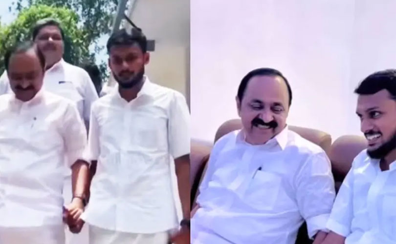 എംഡിഎംഎ കേസിൽ അറസ്റ്റിലായ പ്രതി മുഖ്യമന്ത്രിയുടെ അടുത്തയാൾ? മുഹമ്മദ് ഹുസൈൻ വി.ഡി. സതീശനൊപ്പമുള്ള ദൃശ്യങ്ങളും പുറത്ത്