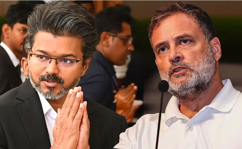 പ്രധാനമന്ത്രിയാകേണ്ടത് രാഹുൽ ​ഗാന്ധിയോ അതോ വിജയ് യോ? തമിഴ്നാട് സർക്കാരിൽ പുതിയ പ്രതിസന്ധി 