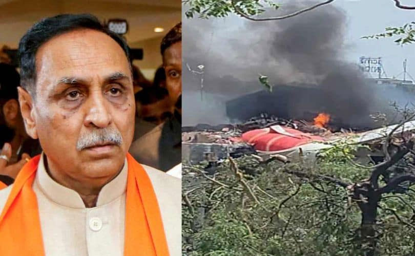  അഹമ്മദാബാദില്‍ തകര്‍ന്നുവീണ എയർ ഇന്ത്യ വിമാനത്തിൽ ഗുജറാത്ത് മുന്‍ മുഖ്യമന്ത്രിയും 