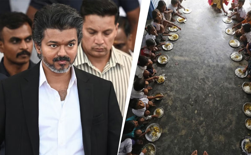 സ്കൂളുകളിൽ ഇനി ചിക്കൻ ബിരിയാണി; ഉച്ചഭക്ഷണ പദ്ധതി പരിഷ്കരിക്കാനൊരുങ്ങി വിജയ് സർക്കാർ