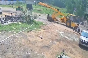 ക്രെയിൻ ശരീരത്തിലൂടെ കയറിയിറങ്ങി 19കാരിക്ക് ദാരുണാന്ത്യം