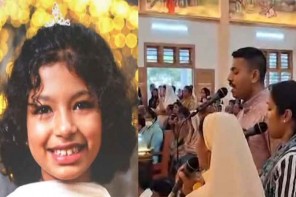 പേടകത്തിൽ ചോക്കലേറ്റ് പെട്ടികൾ വെച്ചു; പാട്ടുപാടി മകൾക്ക് അന്ത്യയാത്ര നൽകി രാജേഷ്; കണ്ണീരണിഞ്ഞ് ദിവയ്ക്ക് വിട നൽകി നാട്