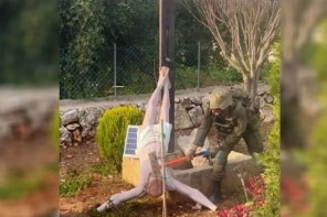 ലെബനനിൽ യേശുക്രിസ്തുവിന്റെ പ്രതിമ തകർത്തത് ഇസ്രയേലി സൈനികർ തന്നെ