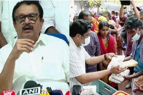  ഡിവൈഎഫ്ഐയുടെ പൊതിച്ചോറിന് യുഡിഎഫ് സർക്കാരിന്റെ ചെക്ക്; ആശുപത്രികളിൽ കമ്മ്യൂണിറ്റി കിച്ചൺ പദ്ധതി നടപ്പാക്കുമെന്ന് ആരോ​ഗ്യമന്ത്രി; ബാനറും കൊടിയും കെട്ടി ഭക്ഷണവിതരണം അനുവദിക്കില്ലെന്നും കെ മുരളീധരൻ