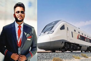 കാഷ്യറിൽ നിന്ന് യുഎഇയുടെ സ്വപ്നട്രെയിനിന്റെ ക്യാപ്റ്റനിലേക്ക്; ഇത്തിഹാദ് റെയിലിൽ ചരിത്രമെഴുതി മലയാളി യുവാവ് നിഷാദ്