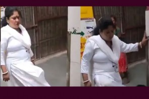 രോഗിയെ ക്രൂരമായി ചവിട്ടിയ ആശുപത്രി ജീവനക്കാരിക്ക് സസ്‌പെൻഷൻ