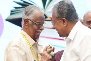 നിലപാടുകളിലെ പത്മനാഭൻ കഥ: കോൺഗ്രസ് വേദികളിലെ ഗാന്ധിയനും ധർമ്മടത്തെ പിണറായി ഭക്തനും