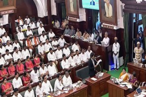 വിജയ്‌യുടെ പരാമർശങ്ങൾക്കെതിരെ ഡിഎംകെ; തമിഴ്നാട് നിയമസഭയിൽ വീണ്ടും വാക്കേറ്റവും കയ്യാങ്കളിയും 